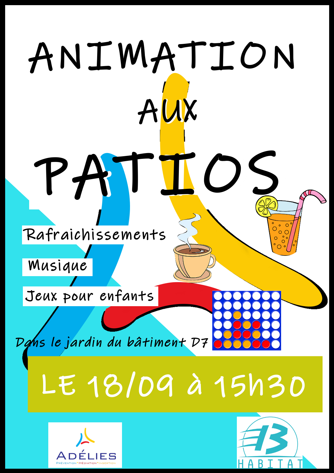 Animation aux Patios à Vitrolles - le 18 septembre